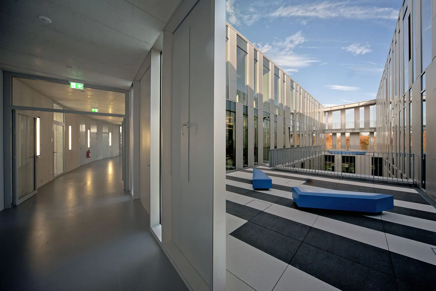 Innenansicht des Gebäudes Nobelstraße 8